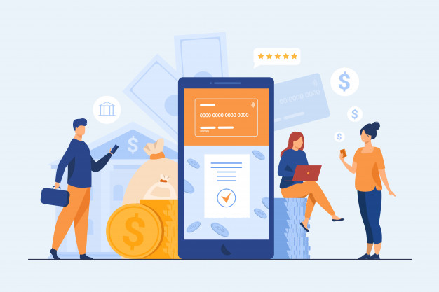 people-with-smartphones-using-mobile-banking-app_74855-5917 people-with-smartphones-using-mobile-banking-app_74855-5917