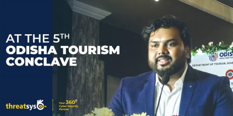 Cyber security consultant and CEO of Threatsys Technologies Deepak Kumar Nath at 5th Odisha Tourism Conclave....