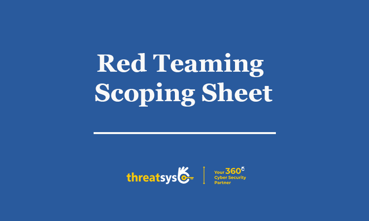 Red Teaming Scoping Sheet