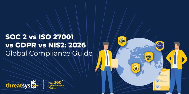 SOC 2 vs ISO 27001 vs GDPR vs NIS2 compliance comparison 2026